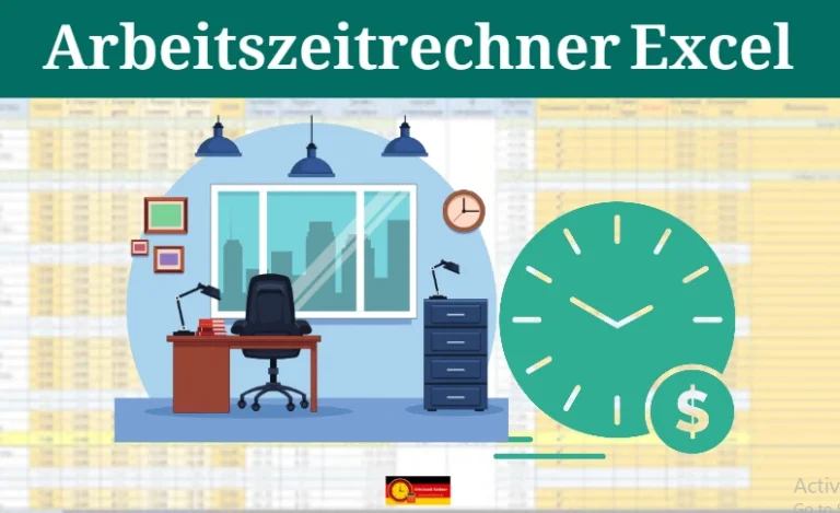 arbeitszeitrechner excel ein bild