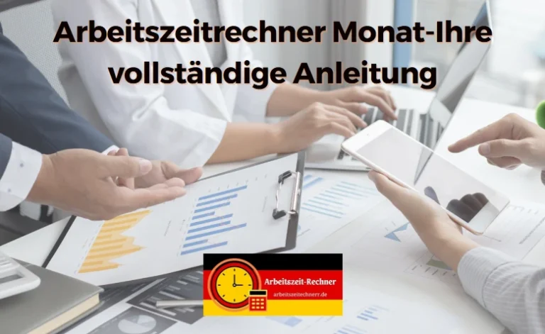 Arbeitszeitrechner Monat ein Bild